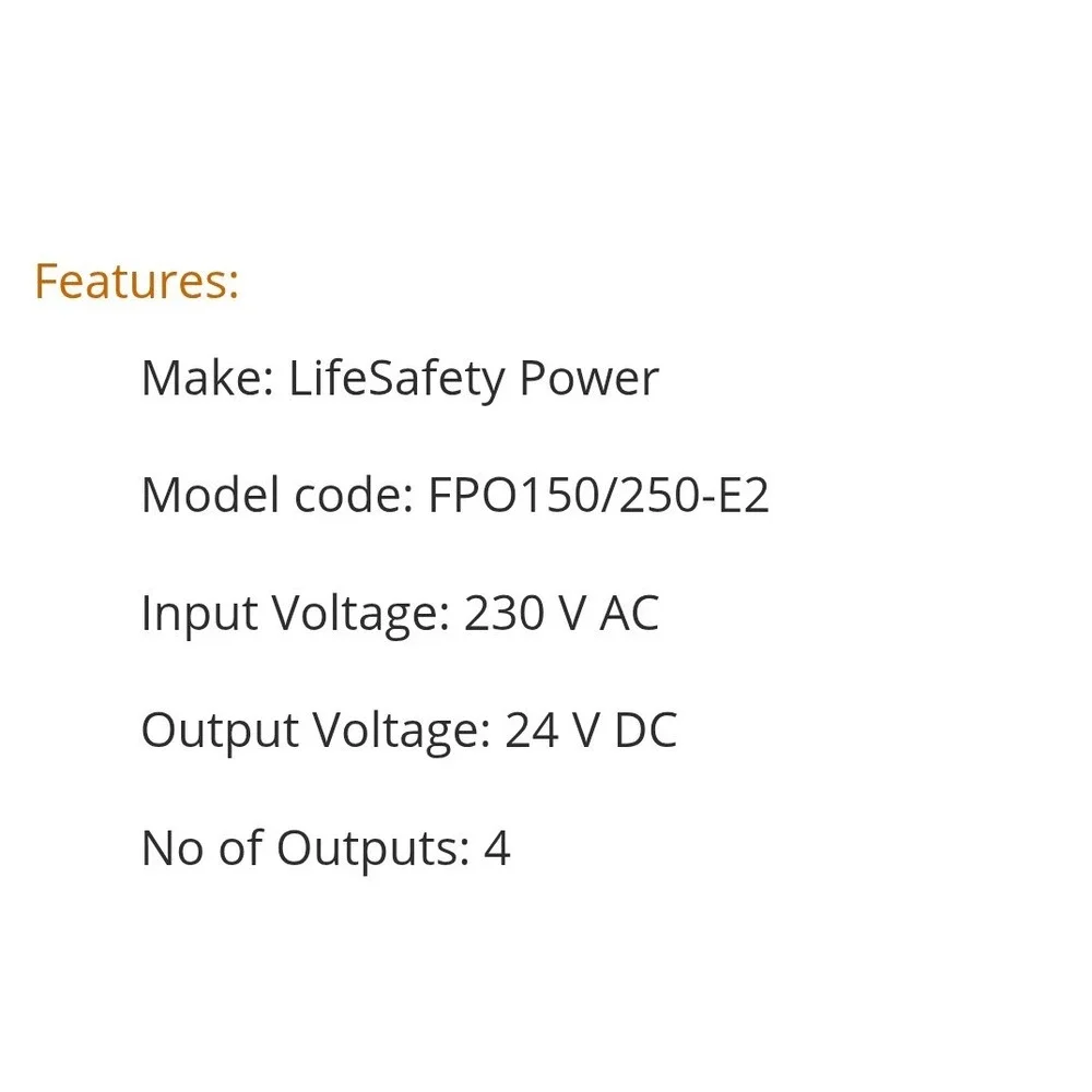 lifesaftey power flexpower fpo150